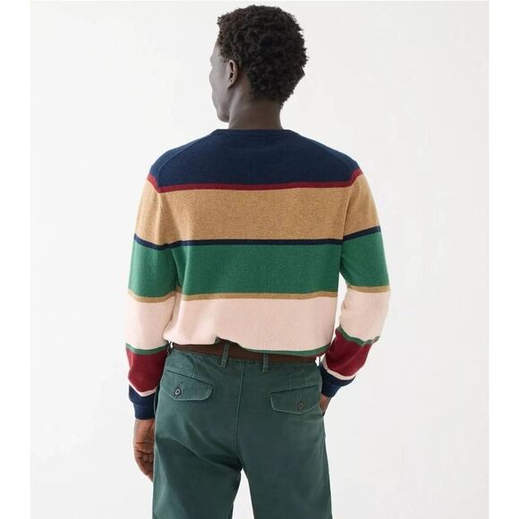 J. Crew Men's Cashmere Sweater Sz L New - Picture 4 of 6